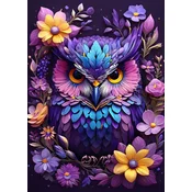 BlueBird - Puzzle Rože in Sova - 300 kosov