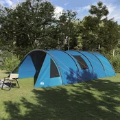 vidaXL vidaXL Tunelski šotor s streho Modra in siva 778 x 356 x 210 cm, (5000091120)