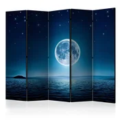 artgeist Paravan Moonlit Night I, 5-Delni, Dvostranski