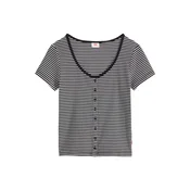 LEVIS  Majica AUSTEN črna/bela