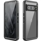 GS Vodoodporno ohišje IP68 za Google Pixel 8 Pro, črne barve