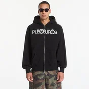 Mikina PLEASURES Zine Zip Hoodie Black XL