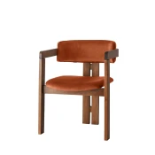 Hanah Home Trpezarijska stolica 58x76x49cm Orah