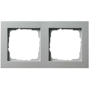 GIRA KROVNI OKVIR GIRA E2 021225, 2 ODPRTINI, BARVA ALUMINIJA