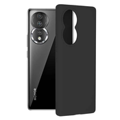 Techsuit Soft Edge silikonska maska za Honor 80 - črna