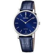 Festina Muški kvarcni sat Swiss made, Plavi