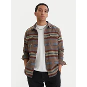 RVCA Srajca Dayshift 23A053505 Rjava Regular Fit