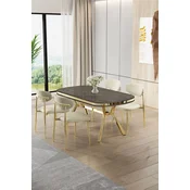 Hanah Home Trpezarijski set, 5 komada, Svetlozeleni