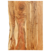 Vrh za kupaonski ormaric od bagremovog drva 80x52x2,5 cm