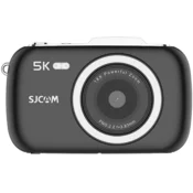 SJCAM ZV100 digitalni fotoaparat, 5K Ultra HD+, 80MP, mikrofon, zvočnik, črni