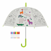 Esschert Design Dežnik za barvanje - Džungla