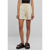 Womens Linen Mixed Softseagrass Shorts