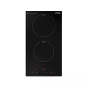 VIVAX HOME Ugradna ploca BH-02MIN, Indukcijska, 2 zone kuvanja, Crna