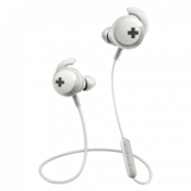 Bežicne slušalice s mikrofonom Philips - Bass+ SHB4305, bijele