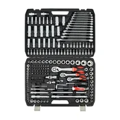 awtools KOMPLET KLJUČEV 216-DELNI 1/2/3/8/1/4 ČRNE VRSTE