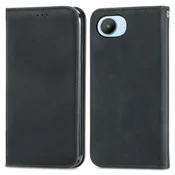 Črna Elegantna Flip torbica (Realme C30)
