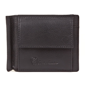 Usnjena denarnica s sponko Conte Massimo | Clipi