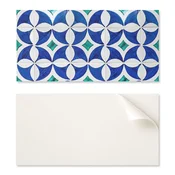 shumee Komplet vinilnih stenskih ploščic z geometrijskimi vzorci ploščic 10x40x20 cm