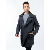 Mens coat GLANO - dark grey