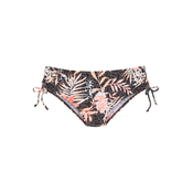 BUFFALO Bikini hlačke temno rjava/breskev/črna/bela