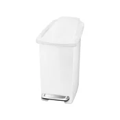 Pedal trash can, 10 L, plastic - simplehuman