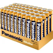 shumee 40x Panasonic Power LR03 AAA najzmogljivejših alkalnih baterij