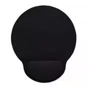 MANHATTAN Podloga za miš Wrist-Rest 434362, Crna