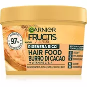 Garnier Fructis Cocoa Butter Hair Food regeneracijska maska za suhe lase 390 ml
