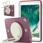Ohišje za iPad 9,7 palca 2017/2018 s stojalom in držalom vijolično