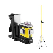 NIVEL SYSTEM Motorizirani križni linijski laser, zeleni ž. CLX3G MOTOR + LP-36EX