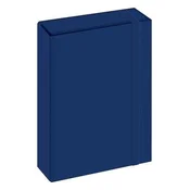 shumee Mapa A4 TO Box z elastiko, temno modra