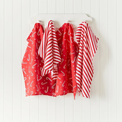 Bombažne kuhinjske krpe z božičnim motivom v kompletu 4 ks 50x70 cm Candy Cane – Catherine Lansfield
