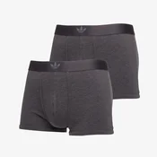 Bokserji adidas Trunk 2-Pack Heather Black L