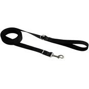 Tradicionalni pasji povodec 2,5 cm črne barve s pripenjanjem Tradicionalni pasji povodec 2,5 cm črne barve s pripenjanjem XXL - 3 m