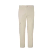 Pepe Jeans za moške. PM211770 Hlače Slim Cargo Poplin Off White Ecru (32), Bela, Priložnostno, Bombaž