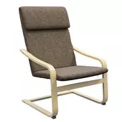 Homestar Naslanjač 65x69x98 cm rjave barve