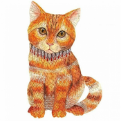 Lesena sestavljanka - Katze / L KP21902
