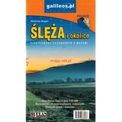 shumee Ślęża in okolica. Ilustriran vodnik z zemljevidi. Galileos
