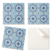 shumee Paket samolepilnih vinilnih ploščic z vzorcem in ornamenti 9x30x30 cm