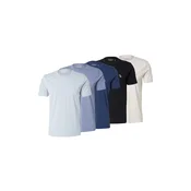 Abercrombie & Fitch Majica marine/mornarska/svetlo modra/črna/bela