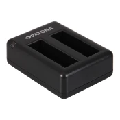 Polnilec za baterijo GoPro Hero 4, AHDBT-401, dvojni, MicroUSB