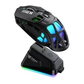 Brezžična gaming miška ONIKUMA DM09 z nastavljivim DPI do 24,000, 1,000 Hz osveževanje, 600 mAh baterija - black