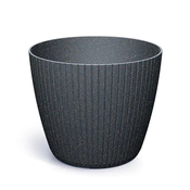 shumee OKROGLI LESENI LONČ ZA CVETJE LAMIA ECO - ANTRACIT 12,8 L - PP-DLAM300WA