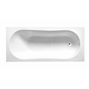 Kad JIZERA, 150 x 70 x 39 cm, brez podpornih nog, bela - Bela - 150.00 - 24 - 39.00 - ABS/akrilat - Vgrajen v tla - Pravokotna - 52.00 - Aqualine - AQUALINE BATHTUBS - 70.00 - 150x70x39 cm - 150.00