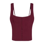 Bershka Top burgund