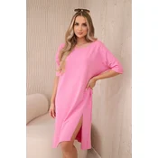 Oversize dress light pink