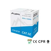 Lanberg LCS5-11CU-0305-S omrežni kabel Cat5e S/FTP, siv, 305 m