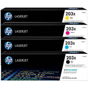 toner HP 203X (CF540X-3) - komplet 4 tonerjev original MEGA CENA + BREZPLAČNA DOSTAVA!