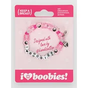 Keep a Breast I Love Boobies Kandi Jewellery haute