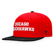 Mens Fanatics Iconic Color Blocked Snapback Chicago Blackhawks Cap